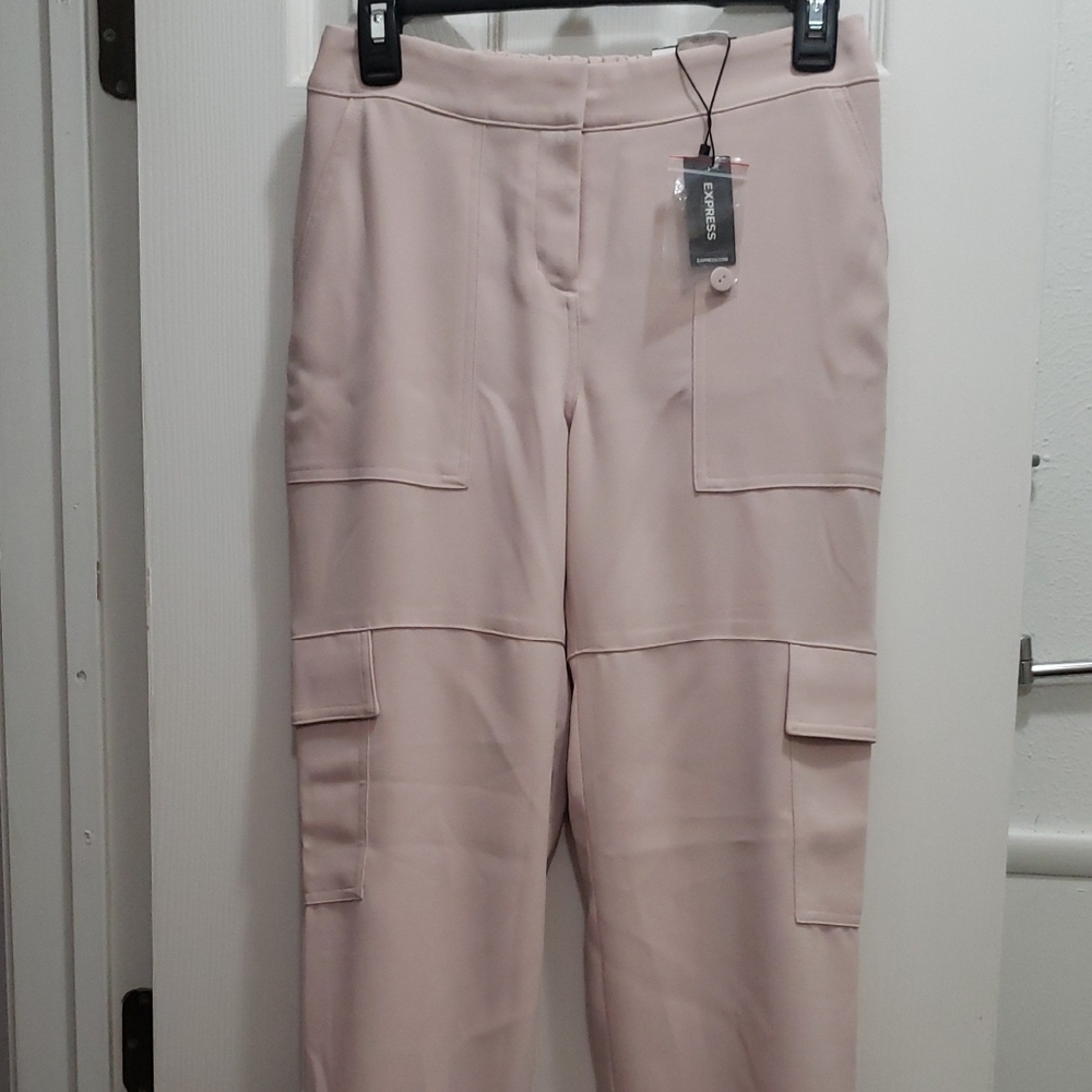 Express Women's Blush Cargo Pants